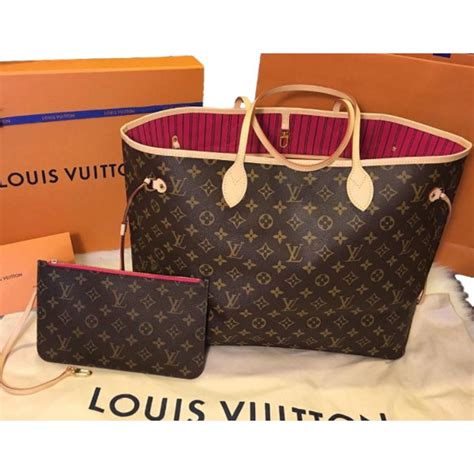 louis vuitton monogram neverfull mm gm pochette pivoine|Louis Vuitton Neverfull gm.